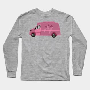 Pink Ice Cream Van Long Sleeve T-Shirt